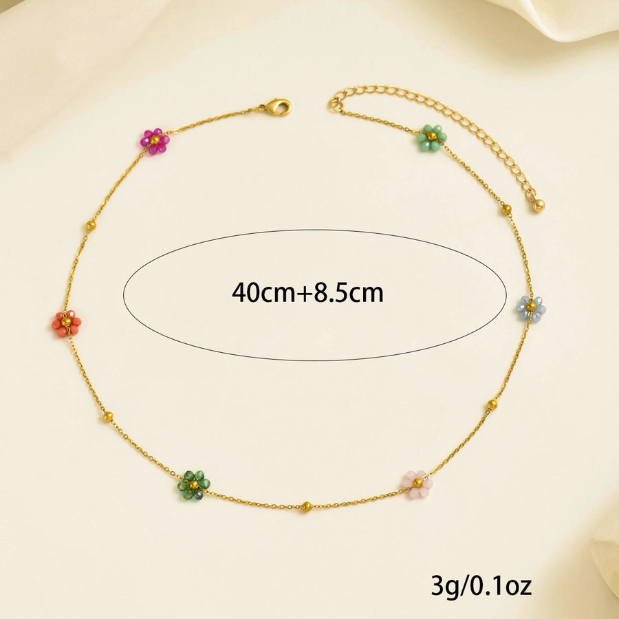 Copper Flower Copper Necklaces