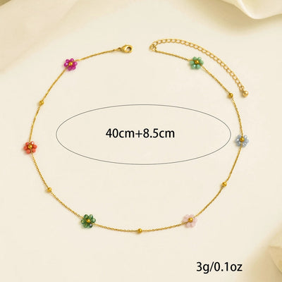 Copper Flower Copper Necklaces