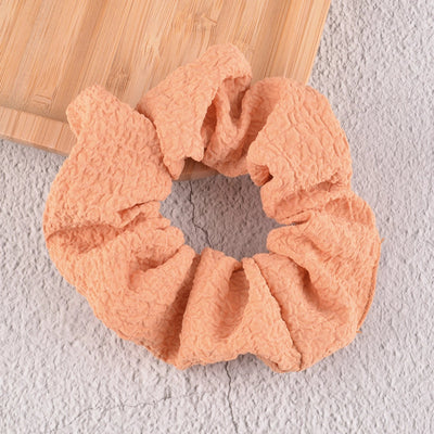 korean simple mesh daisy hair scrunchies