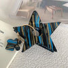 simple style star acetic acid sheets hair claws