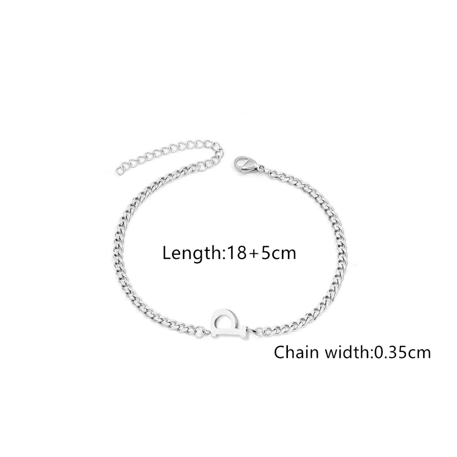 Classic Style Letter 201 Stainless Steel 304 Stainless Steel Bracelets In Bulk