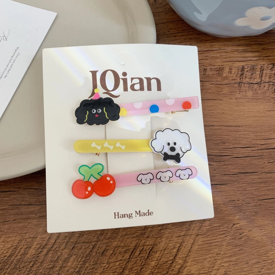 Women's Cute Cartoon Arylic Hair Clip