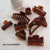 Advanced shark clip 11CM female leopard hair clip back head clip manufacturers straight XIAO color can be set