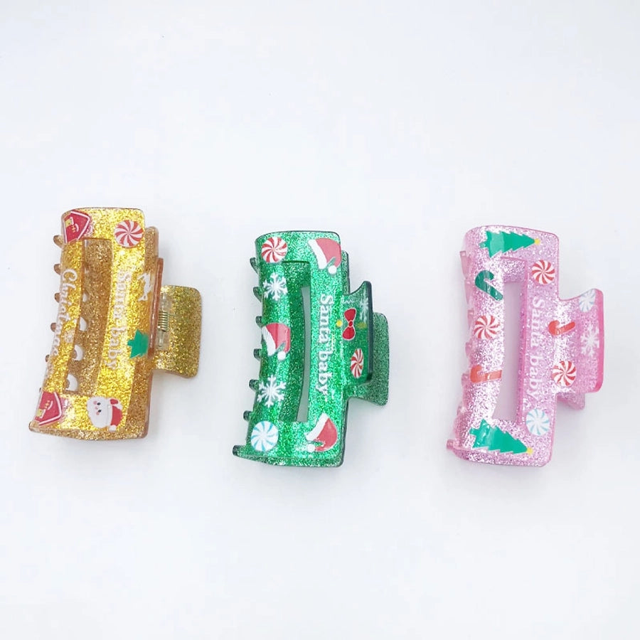 Women's Simple Style Classic Style Letter Arylic Printing Hair Claws