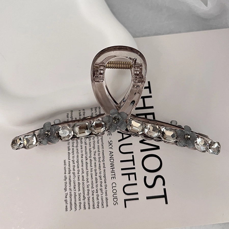 Women's Artistic Korean Style Geometric Arylic Plastic Inlay Artificial Crystal Hair Claws