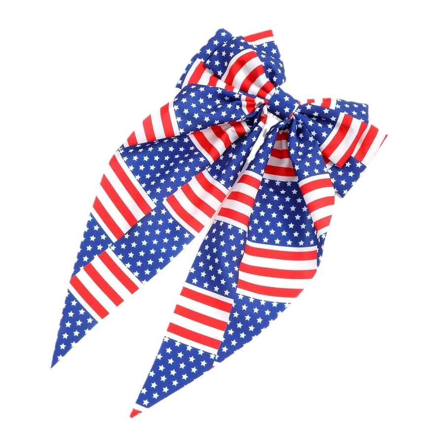 Women's Simple Style Classic Style American Flag Cloth Hair Clip