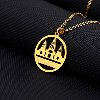 Jewelry Ethnic Style Geometric Peacock 201 Stainless Steel 304 Stainless Steel 18K Gold Plated Stainless Steel Necklaces