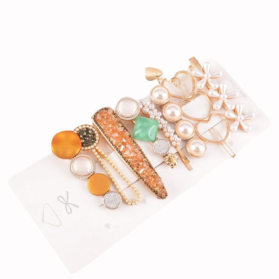 pearl frosted hairpin eight-piece set