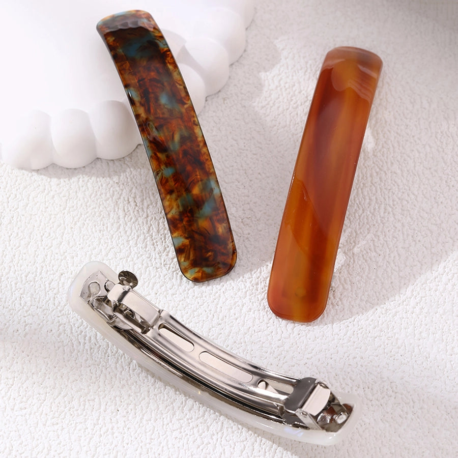 Women's Vintage Style Simple Style Tie Dye Acetic acid sheets Hair Clip