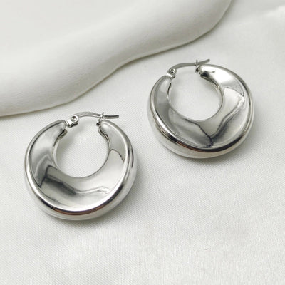 1 Pair Vintage Style Classic Style U Shape 304 Stainless Steel Earrings