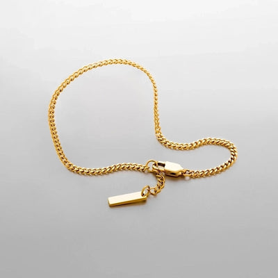 Hip-Hop Basic Simple Style Geometric 304 Stainless Steel 18K Gold Plated White Gold Plated Bracelets In Bulk