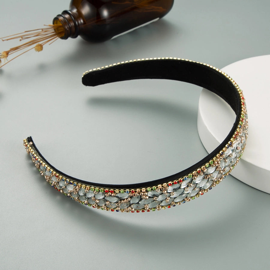 trendy headband color full diamond hairband