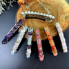 elegant lady geometric crystal plating hair clip