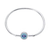 Copper Silver Plated Devil's Eye Bracelets