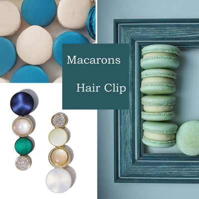 Hair Accessories Acetic Acid Side Clip Marble Effect Hairpin Pearl Candy Color Fashion Hairpin Combination Set