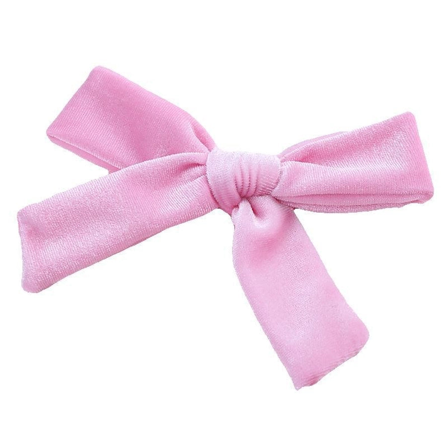 fashion bow knot flannel hair clip