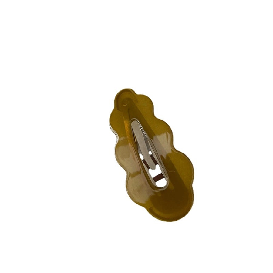 simple style clouds resin hair clip