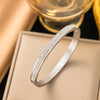 Sweet Solid Color Titanium Steel Stainless Steel Bracelets In Bulk