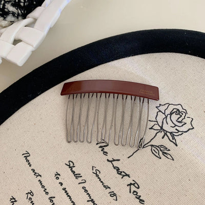 Women's Casual Simple Style Streetwear Geometric Acetic acid sheets Metal Insert comb