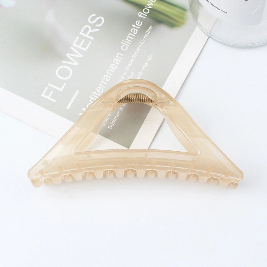 simple style triangle arylic stoving varnish hair claws 1 piece