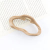 simple style irregular solid color plastic resin hollow out hair claws