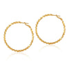 1 Pair Casual Exaggerated Classic Style Circle Plating Copper 18K Gold Plated Earrings