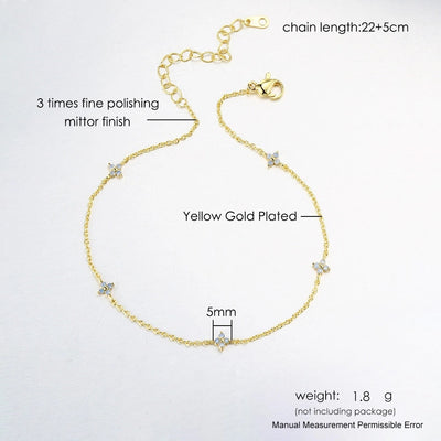 Copper Flower Earrings Anklet Necklace