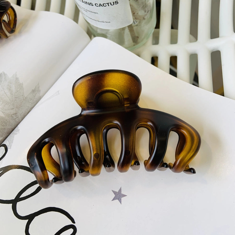 Women's Simple Style Color Block Acetic acid sheets Polishing Hair Claws