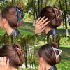lady triangle arylic stoving varnish hair claws
