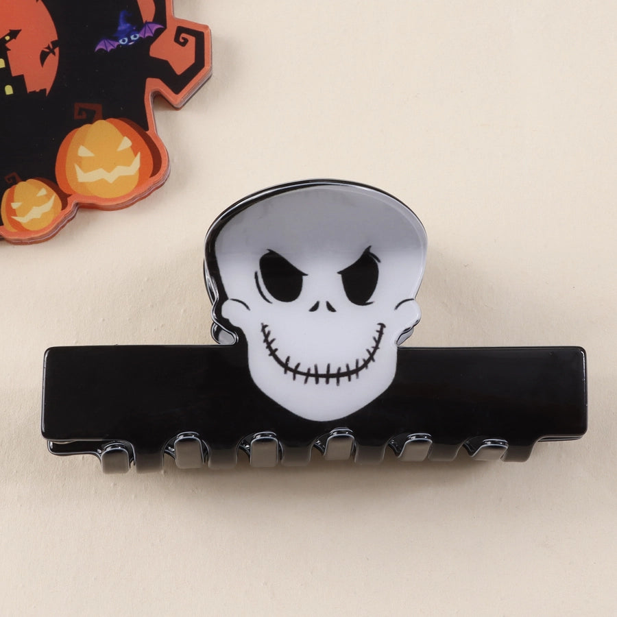 Halloween Funny Women's Pumpkin Cat Skull PVC Hair Claws