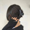 casual solid color plastic plating hair claws 1 piece