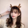 Christmas Fashion Women'S Antlers Flocking Handmade Hair Band