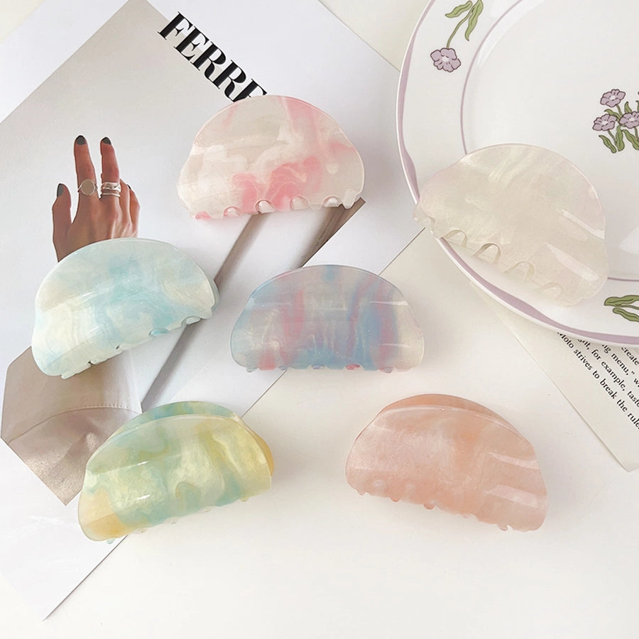 Women's Simple Style Classic Style Color Block Arylic Hair Claws