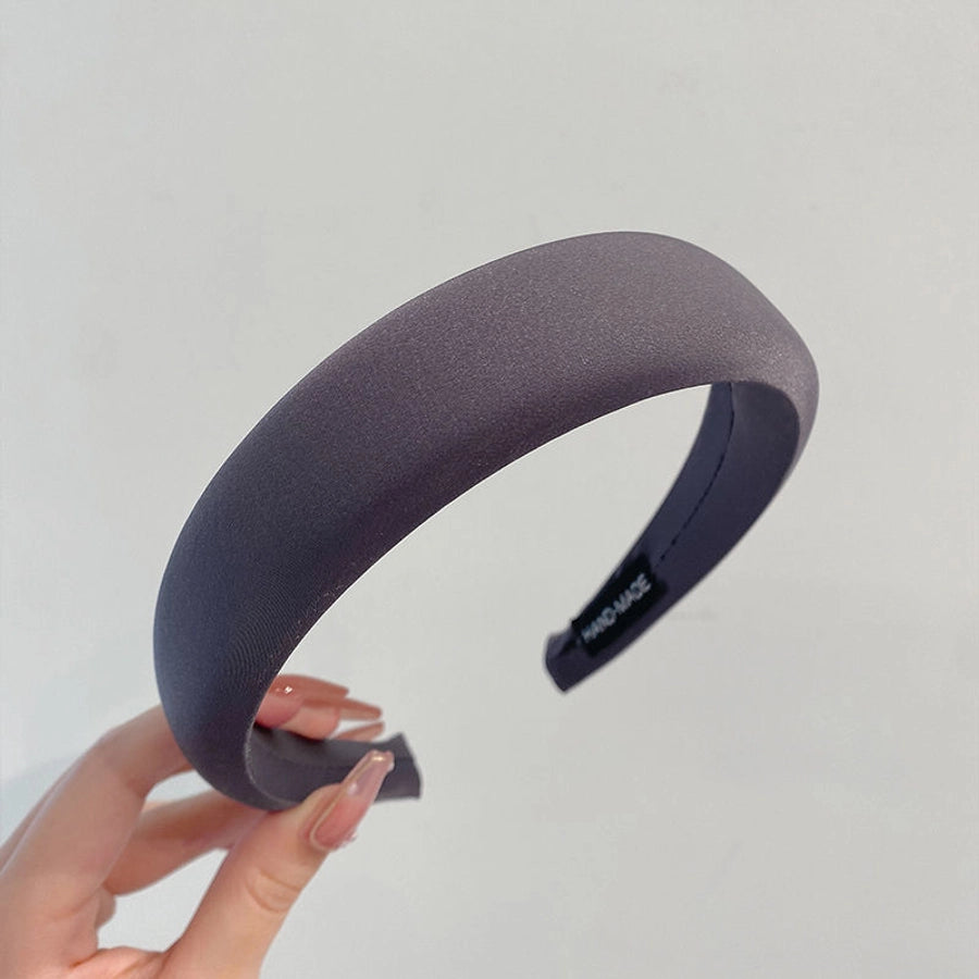 fashion solid color cloth handmade hair band 1 piece