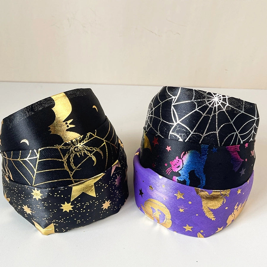 Women's Cool Style Star Spider Spider Web Cloth Hair Band