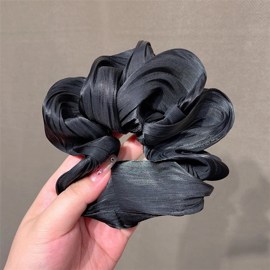 simple style solid color cloth hair tie