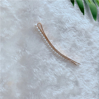 Women's Elegant Sweet Solid Color Plastic Hair Clip