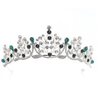 fashion crown alloy inlay rhinestones crown 1 piece