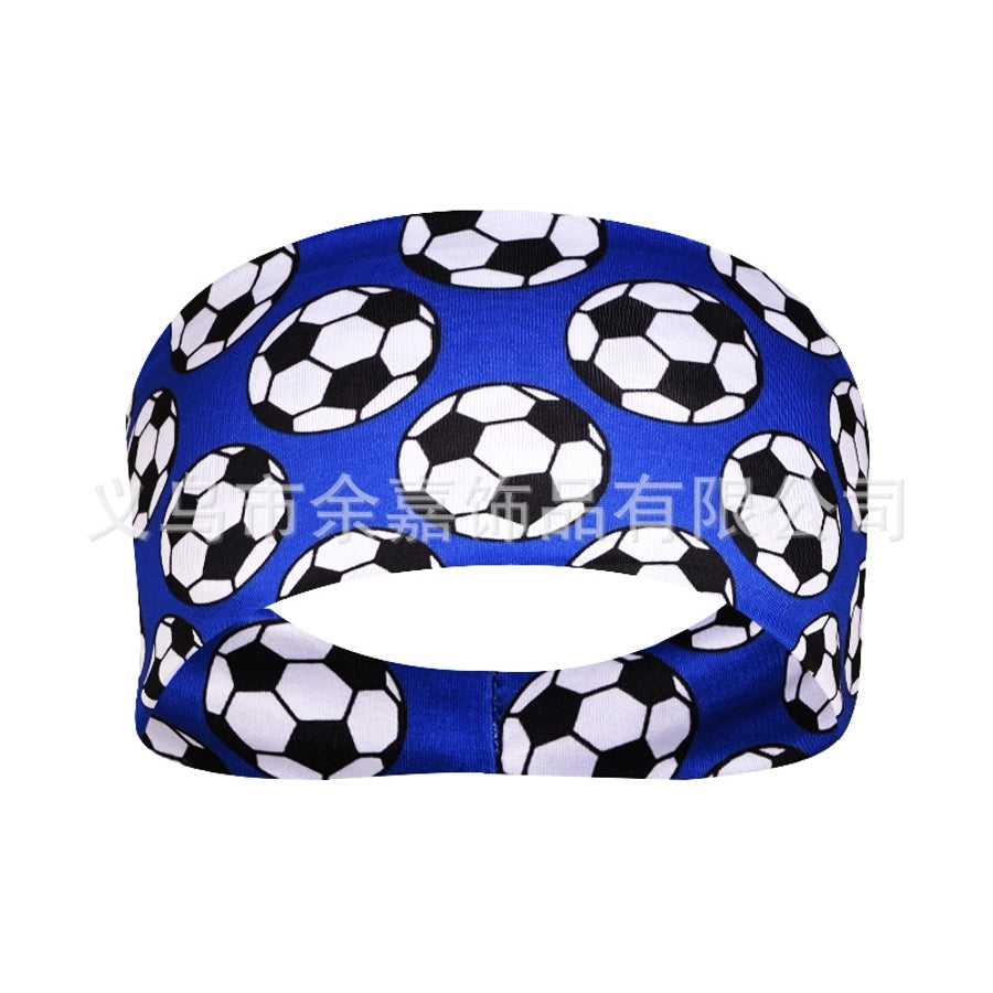 basic plaid polyester patchwork hair band