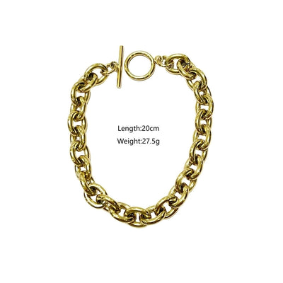 Basic Modern Style Classic Style Geometric 304 Stainless Steel Bracelets In Bulk