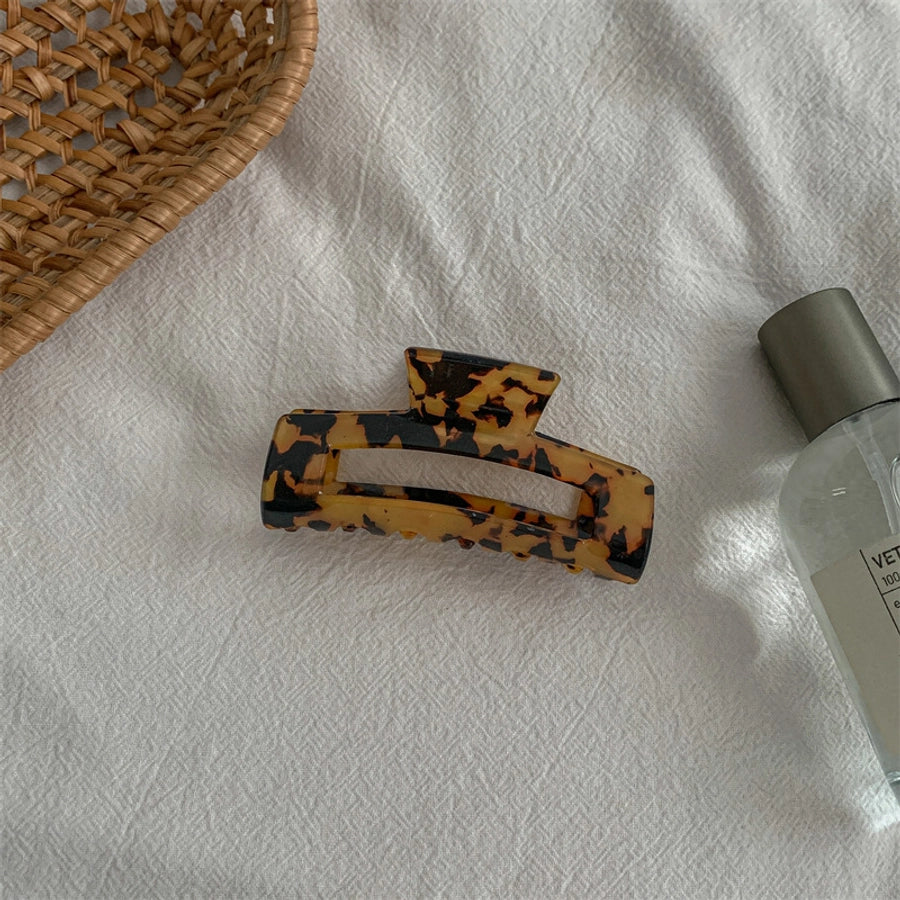 fashion color block acetic acid sheets hair claws 1 piece