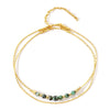 Semi-precious stone Copper Handmade Geometric Bracelets