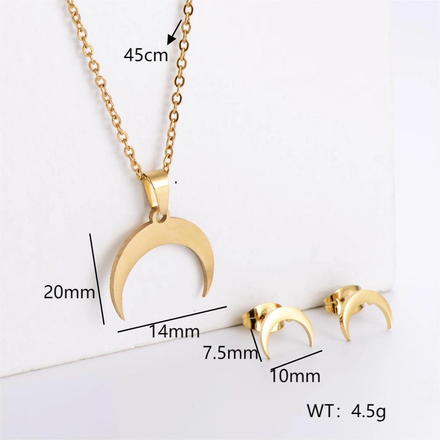 Jewelry Simple Style Classic Style Infinity Dollars Butterfly 304 Stainless Steel Jewelry Set