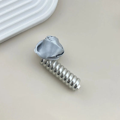 Women's Elegant Simple Style Rose Plastic Hair Tie