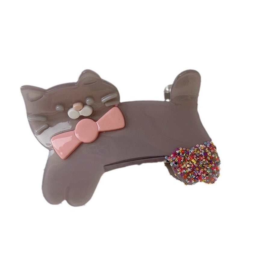 Women's Simple Style Cat Acetic acid sheets Handmade Hair Claws