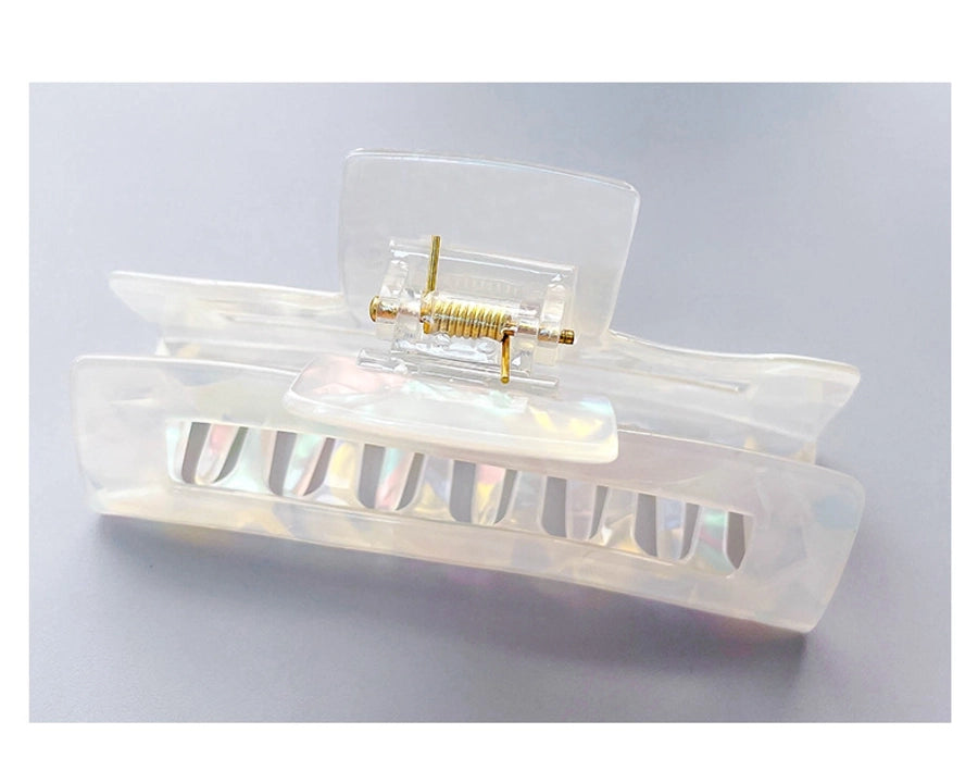 Mermaid Ji acetate hairpin female  back head bath pan head grip elegant temperament shark clip headdress