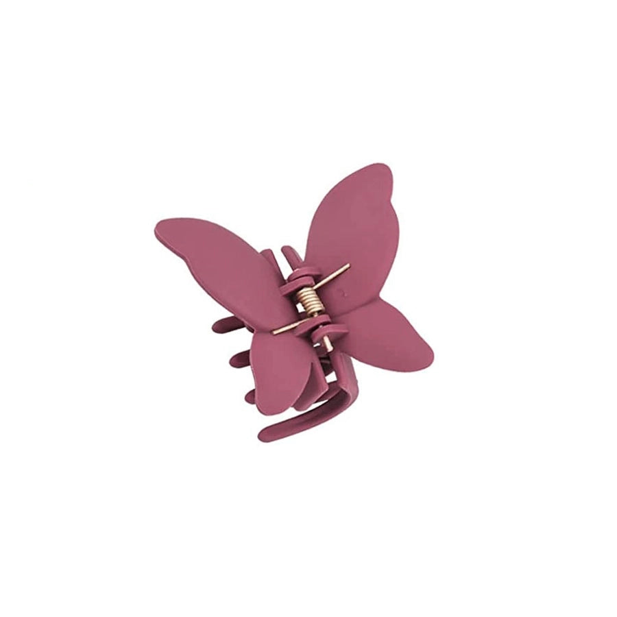 fashion butterfly plastic stoving varnish hair claws 1 piece