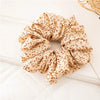 fashion polka dots cloth hair tie 1 piece