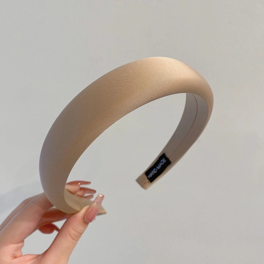 fashion solid color cloth handmade hair band 1 piece