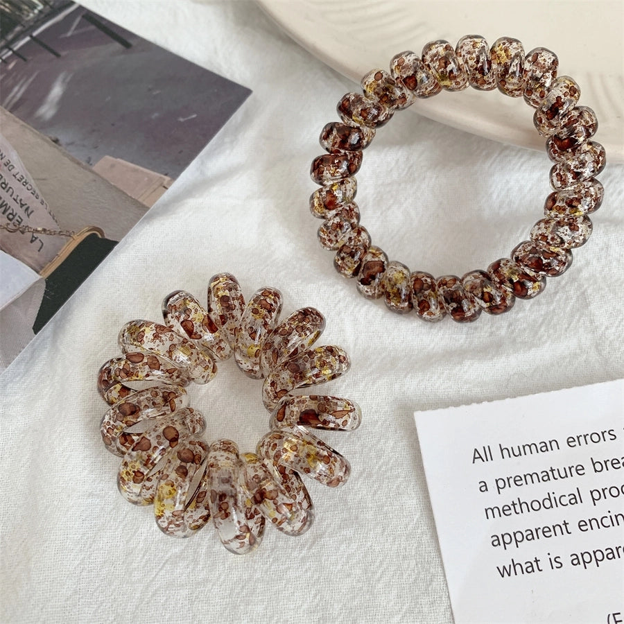 Women's Simple Style Classic Style Tie Dye Resin Hair Tie